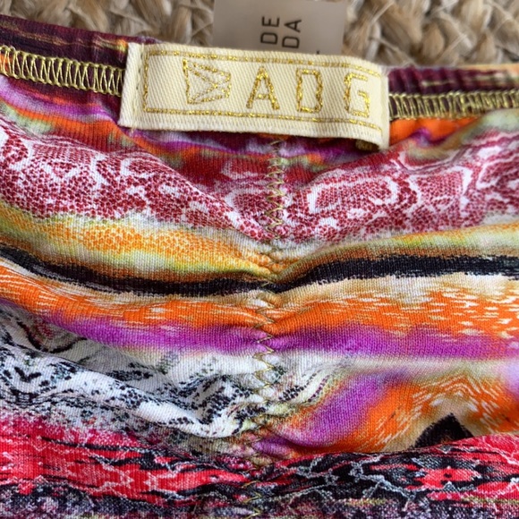 Boho ruffle tie side bikini M - Picture 8 of 11